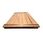 1.8 m2 veer en groef planken van Red Cedar hout nr: HP162