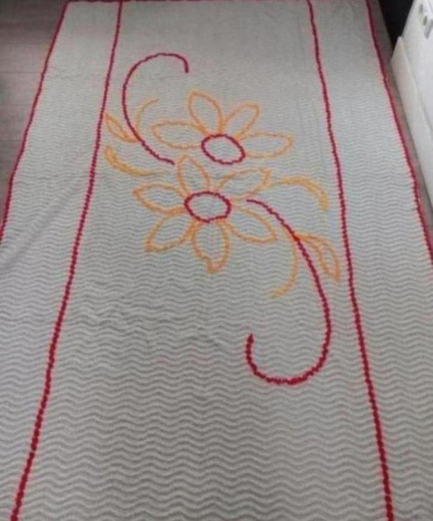 Vintage jaren 70 sprei, Huis en Inrichting, Slaapkamer | Beddengoed, Ophalen of Verzenden, Tweepersoons