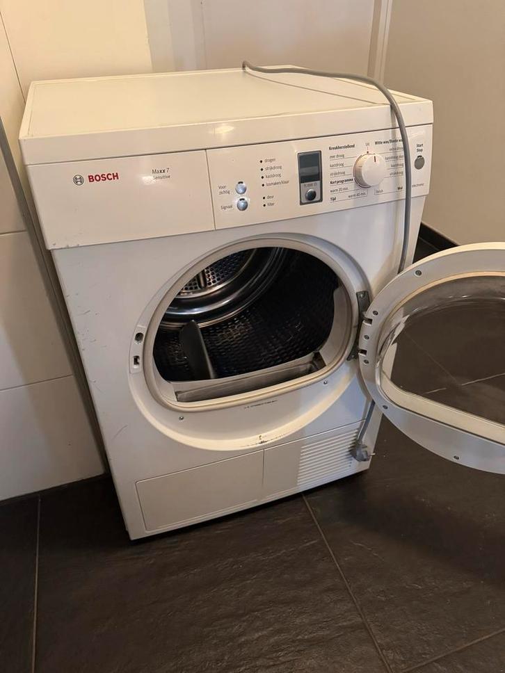 Bosch maxx 7 sensitive droger., Witgoed en Apparatuur, Wasdrogers, Gebruikt, Condens, 6 tot 8 kg, 85 tot 90 cm, Ophalen