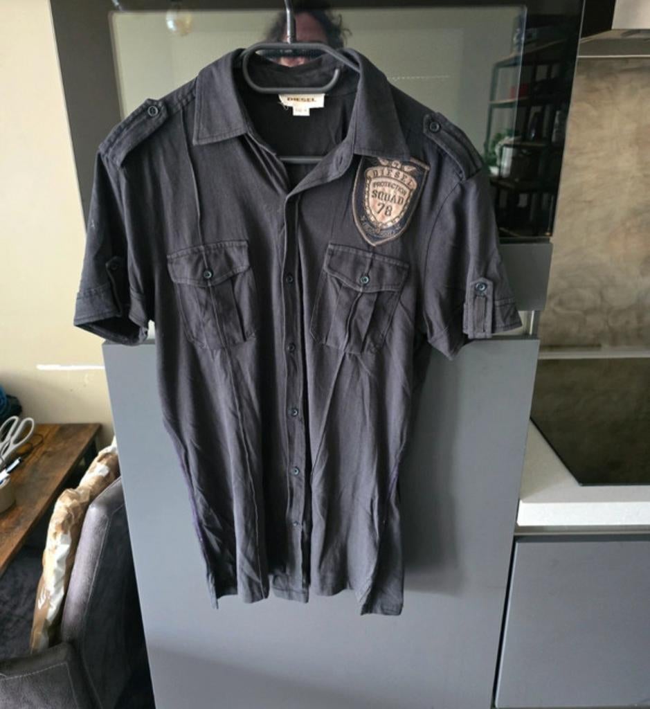 mooi nieuw origineel zwart zomer blouse Diesel maat M, Diesel, Zwart, Nieuw, Halswijdte 39/40 (M)