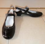 Footnotes sandalen maat 42,5 H zwart lakleer hielbandje ZGAN, Verzenden, Zwart, Sandalen of Muiltjes, Zo goed als nieuw