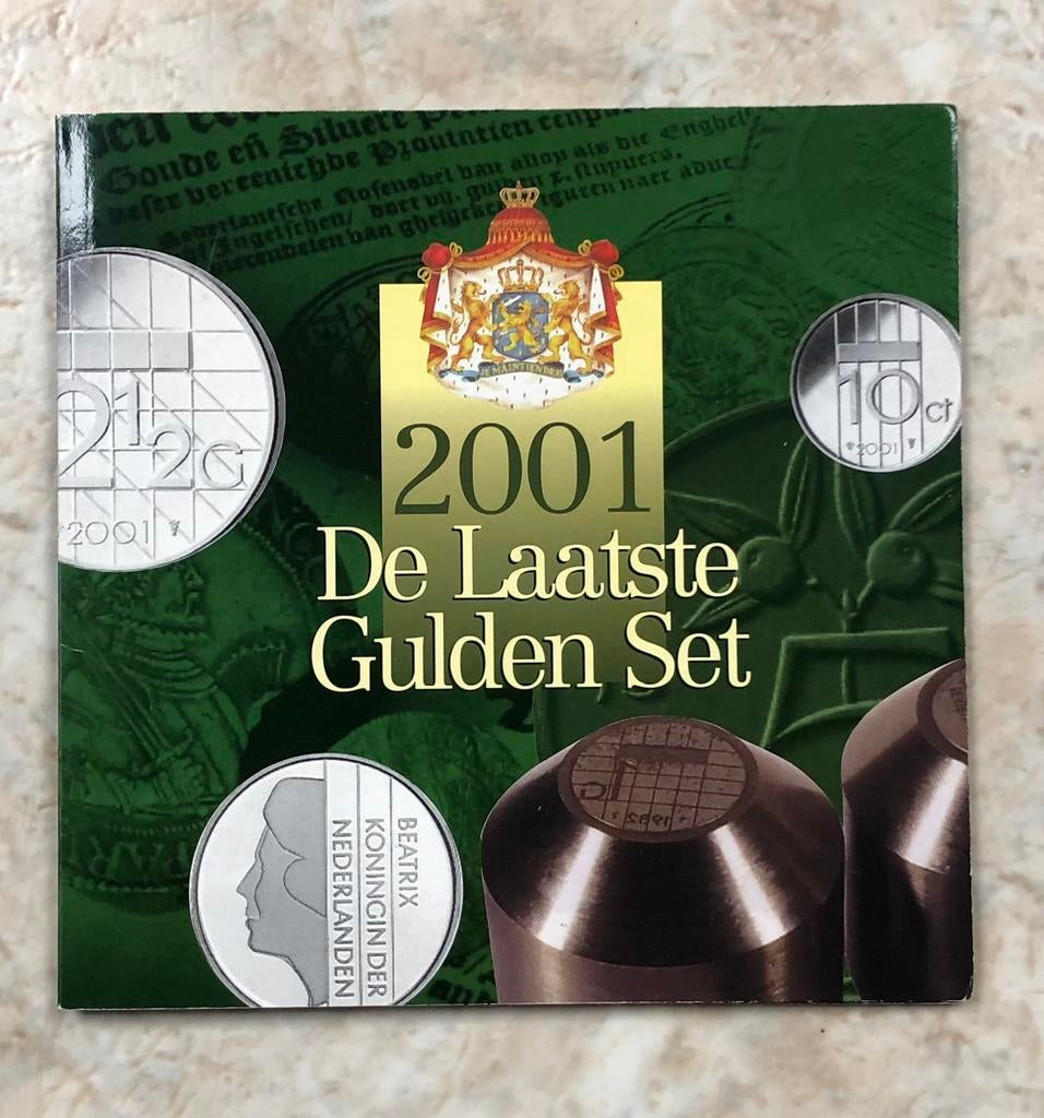 Muntset 2001. De Laatste Gulden Set., Verzenden, Koningin Beatrix, Overige waardes, Setje