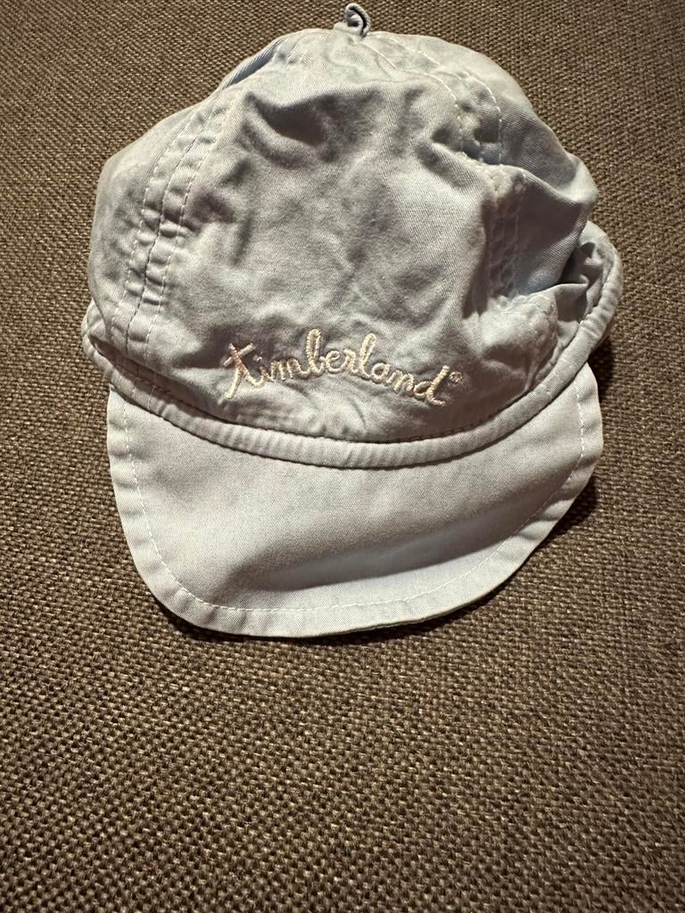 Timberland baby petje lichtblauw, Kinderen en Baby's, Babykleding | Petten en Hoeden, Ophalen of Verzenden, Zo goed als nieuw