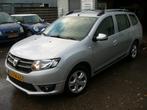 Dacia Logan 0.9 66KW TCE MCV 2015 Grijs Trekhaak, Auto's, Dacia, Voorwielaandrijving, Stof, 40 €/maand, Zwart