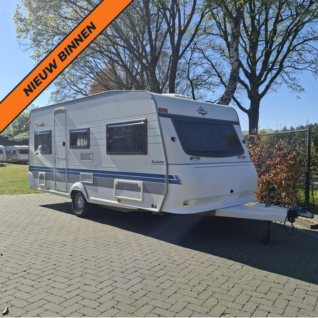 Hobby Exclusive 495 UL Tent - Fietsendrager - Aparte bedden, Rondzit, Hobby, 2 aparte bedden, Bedrijf