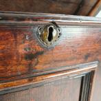 18e-eeuwse Georgische eiken mulekist / dekenkist, Ophalen of Verzenden