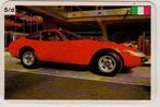 Kw421 autokaartje ferrari 365 gtb/4, Ophalen of Verzenden, Zo goed als nieuw, Auto's