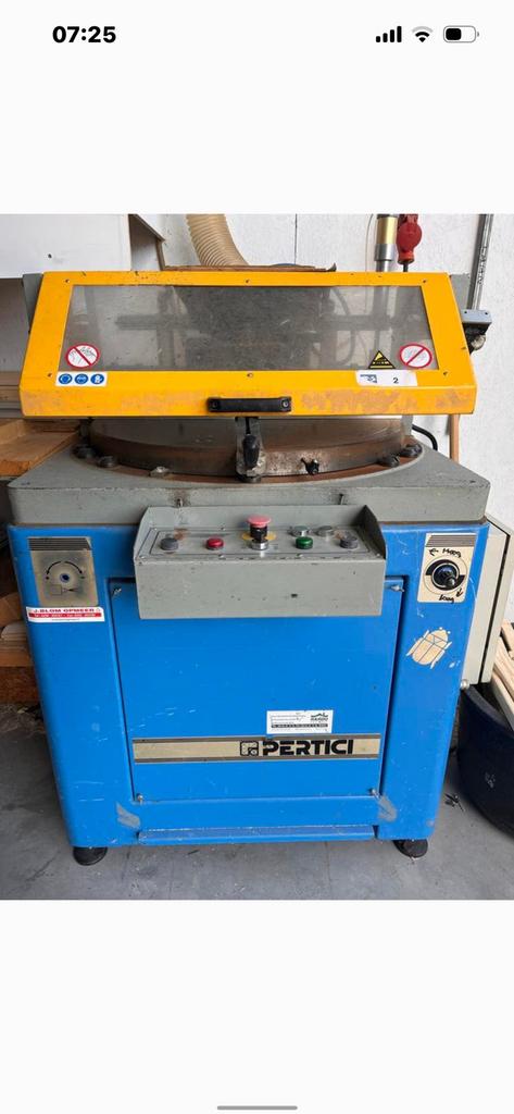 Pertici afkort en verstekzaagmachine voor hout en aluminium., Ophalen, Gebruikt, 70 mm of meer, Afkortzaag