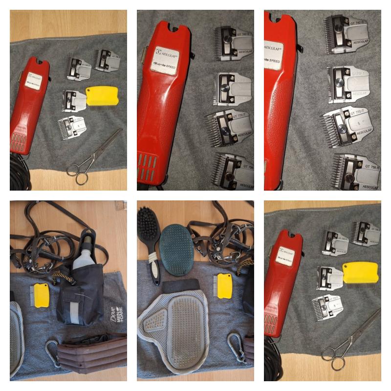 AESCULAP FAV 2 TONDEUSE INCL 4 SCHEERKOPPEN + GRATIS DIV, Dieren en Toebehoren, Ophalen