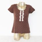 Alonso Tee By Noa Noa Shirtje (L) - 39 € 20,-, Alonso Tee By Noa Noa, Bruin, Maat 42/44 (L), Ophalen of Verzenden