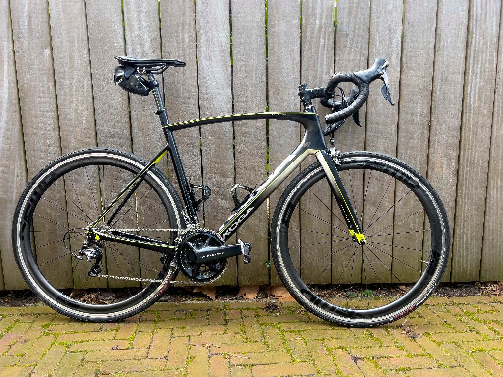 Koga Kimera Premium Carbon – Ultegra – FFWD  mt 58 –, Fietsen en Brommers, Fietsen | Racefietsen, Ophalen, 28 inch, Gebruikt, Carbon