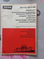 Onderdelenboek Fahr cirkelhooier KH 4 S/KH 4 SD, Ophalen of Verzenden, Gelezen, Tractor en Landbouw
