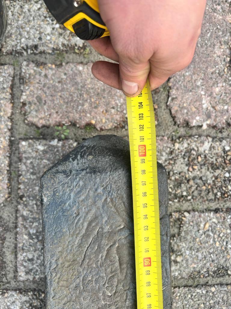 25 stuks kunststof diamantkoppaal / beschermpaal – 100 cm, Ophalen, Gebruikt, Minder dan 180 cm, Palen