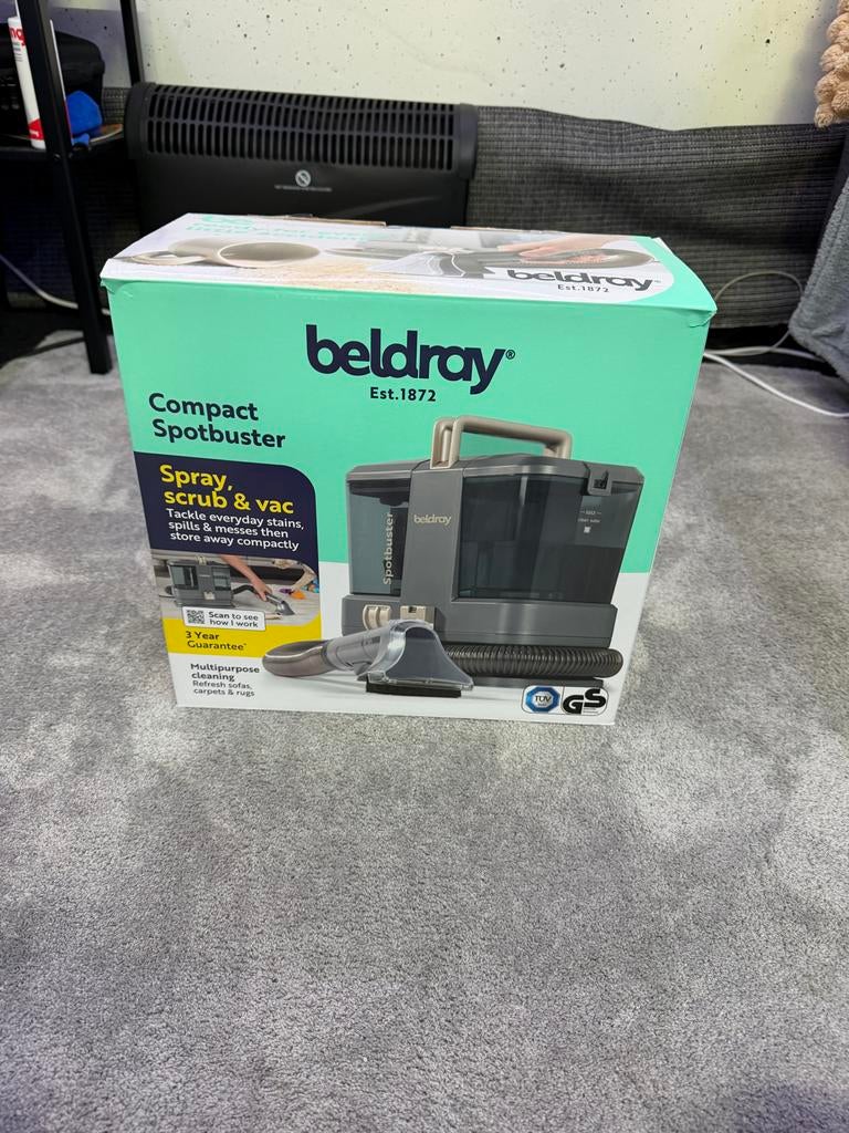 Beldray Compact Spotbuster Reiniger voor Meubels en Tapijt, Doe-het-zelf en Verbouw, Reinigingsmachines, Ophalen, Zo goed als nieuw