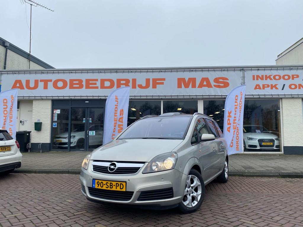 Opel Zafira 2.2 Cosmo Nwe Ketting+Onderhoud Airco Trekhaak C, Auto's, Opel, Gebruikt, Parkeersensor, Bedrijf, Zafira