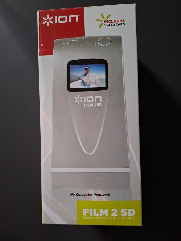 ION Negatief scanner met SD kaart, nieuw in doos, Ophalen of Verzenden, Nieuw, Diascanner, ION