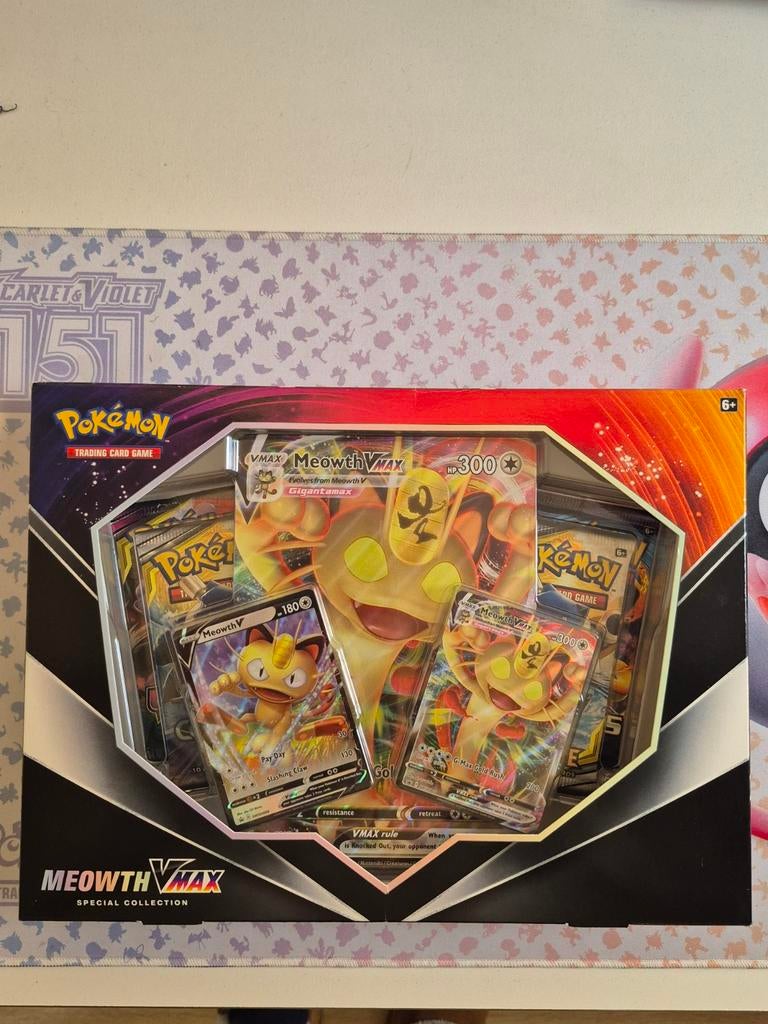 Meowth Vmax special collection box, Ophalen of Verzenden