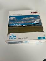 Herpa KLM Cargo Boeing 747-400 ERF 1:500 PH-CKB, Ophalen of Verzenden, Zo goed als nieuw, Schaalmodel