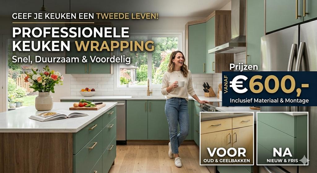 Keukens wrappen, Ophalen, Zo goed als nieuw, Overige typen