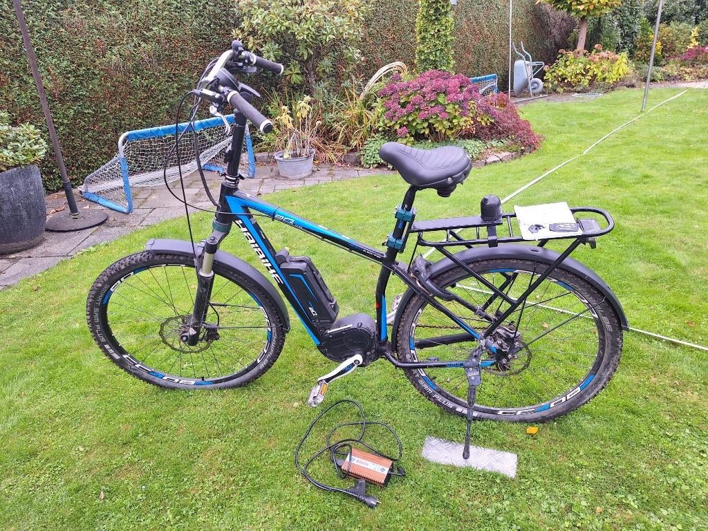 Highbike elektrische mountain bike met bosh middenmoter, Fietsen en Brommers, Fietsen | Mountainbikes en ATB, Fully, Ophalen, Zo goed als nieuw