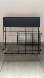 Stalen rek, Huis en Inrichting, Woonaccessoires | Krantenbakken en Lectuurbakken, Ophalen, Zo goed als nieuw