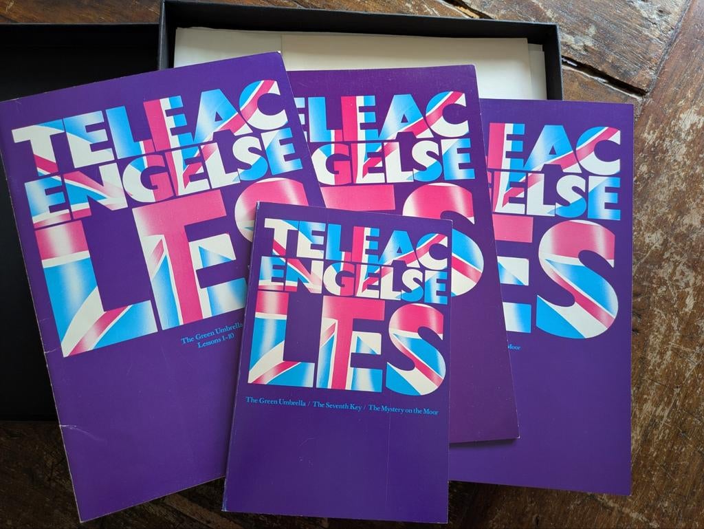 Teleac Engelse les met 4 lp's, Ophalen of Verzenden, Meerdere media