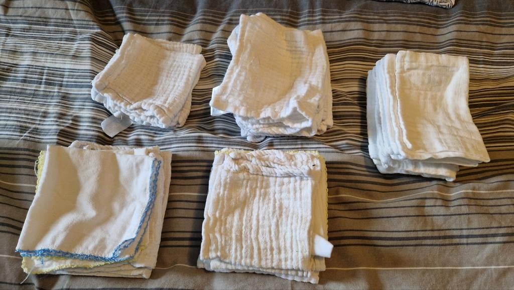 Hydrofiele spuugdoeken en washandjes, Kinderen en Baby's, Ophalen of Verzenden, Gebruikt, Onbekend, Jongetje of Meisje