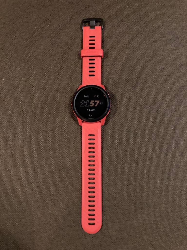 Garmin Forerunner 745 z.g.a.n. rood multisport horloge, Ophalen of Verzenden, Zo goed als nieuw