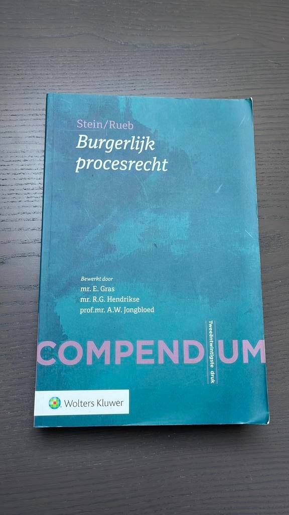 Compendium Burgerlijk procesrecht, Boeken, Wetenschap, Nieuw, Natuurwetenschap, Ophalen of Verzenden