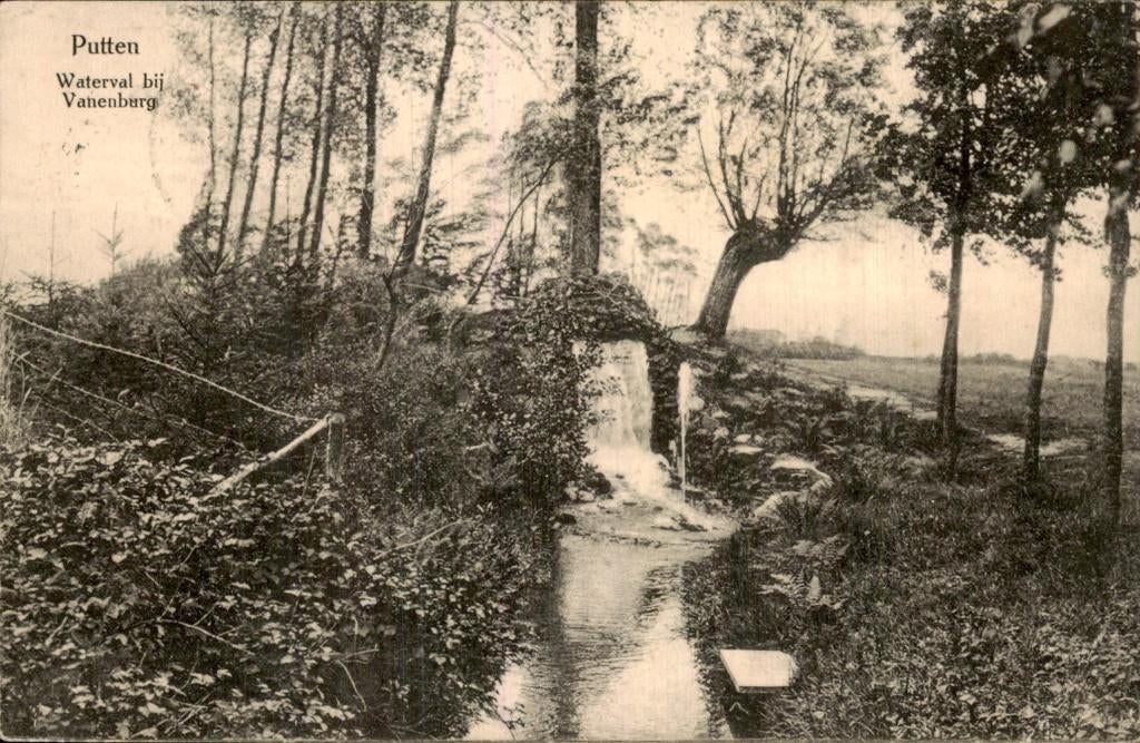 Putten - Waterval - Vanenburg, Verzamelen, Ophalen of Verzenden, Voor 1920, Gelopen, Gelderland