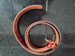 Echte Leren Riem - TW105 340, Ophalen of Verzenden, Gedragen, Rood, Echt leder