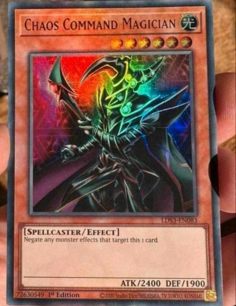 Yu-Gi-Oh! Chaos Command Magician LDS3 1st Edition M/NM !, Hobby en Vrije tijd, Verzamelkaartspellen | Yu-gi-Oh!, Ophalen of Verzenden