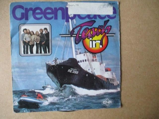 s4923 teach in - greenpeace, Ophalen, Gebruikt, 7 inch, Single