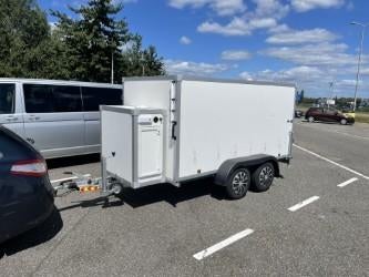 Aanhanger dubbel as - Surftrailer - Surfkar, Auto diversen, Aanhangers en Bagagewagens, Ophalen, Gebruikt