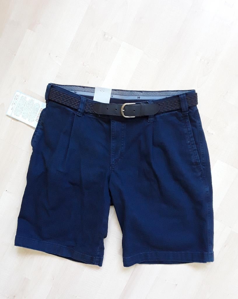 Heren korte broek denim mt S , nieuw, Hattric, Blauw, Nieuw, Ophalen of Verzenden