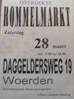 Overdekte rommelmarkt, Ophalen, Gebruikt
