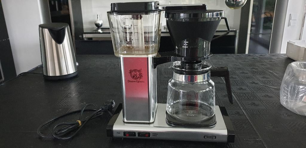 DE Koffiezetapparaat compleet (als nieuw), Overige typen, Ophalen of Verzenden, Zo goed als nieuw, Zilver