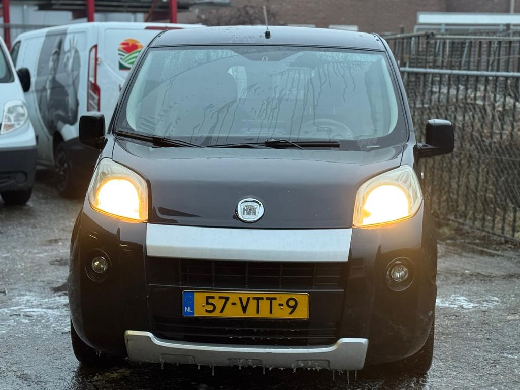 Fiat Fiorino 1.3 MJ SX AUT,Lm,Navi,Airco, Stof, Zwart, 4 cilinders, 400 kg