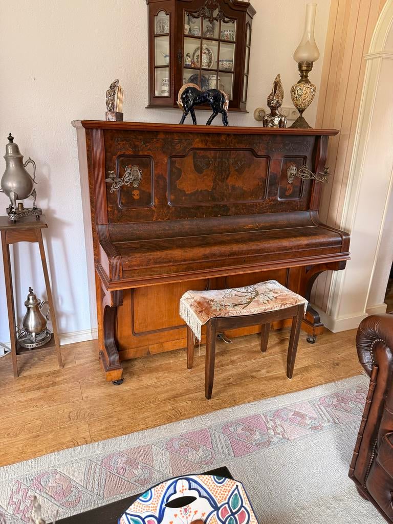 Piano van F. Haberbosch, Ophalen, Gebruikt, Bruin, Piano