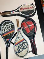 4 Donnay Tennisrackets: Bjorn Borg, Pro Ceramic, PC4, Mid 23, Ophalen of Verzenden, Gebruikt, Racket, Overige merken
