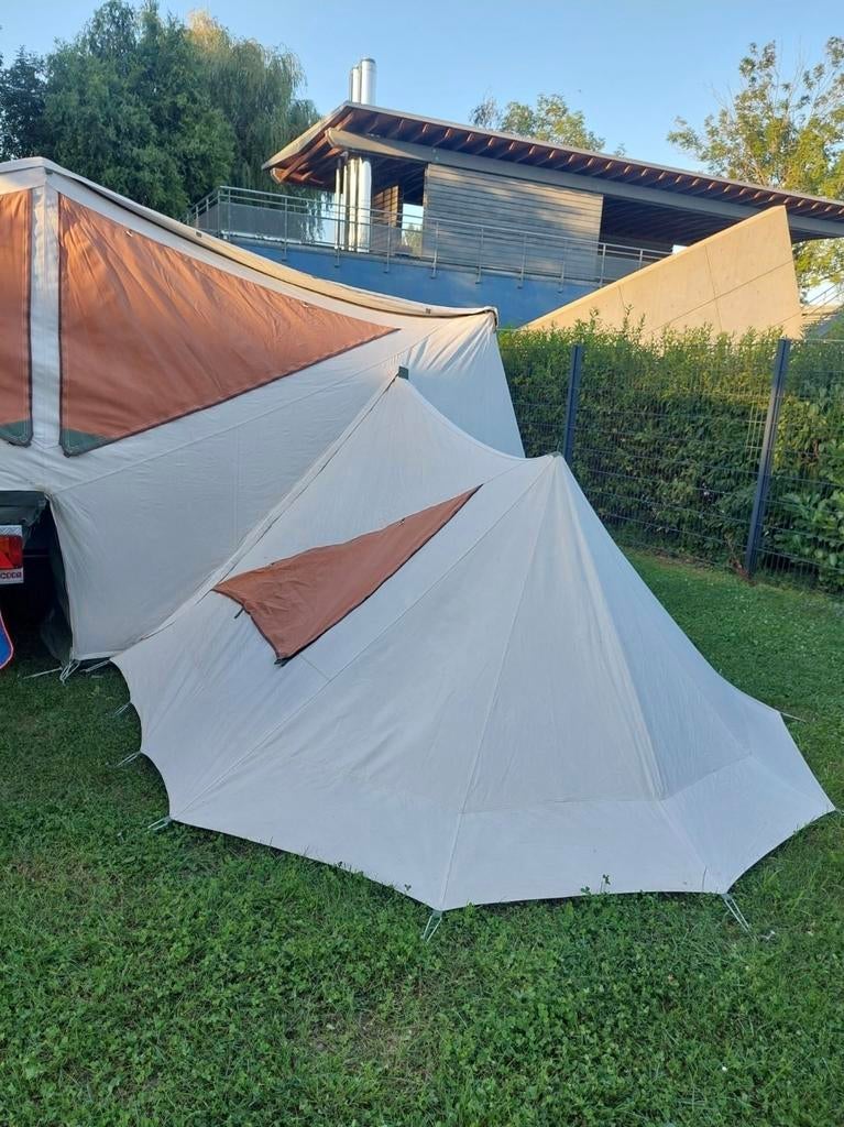 Holtkamper Cocoon adventuretent + aanbouw, 4 stokken en tas, Caravans en Kamperen, Tenten, tot en met 3, Ophalen of Verzenden