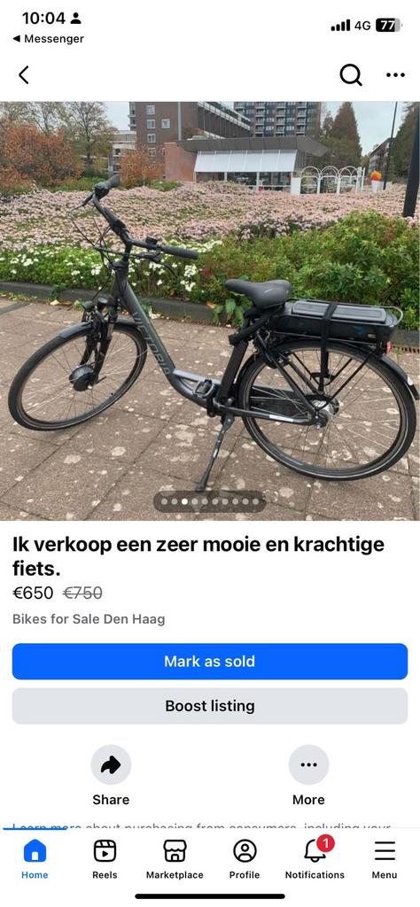 Victoria elektrische fiets, Ophalen of Verzenden, Zo goed als nieuw