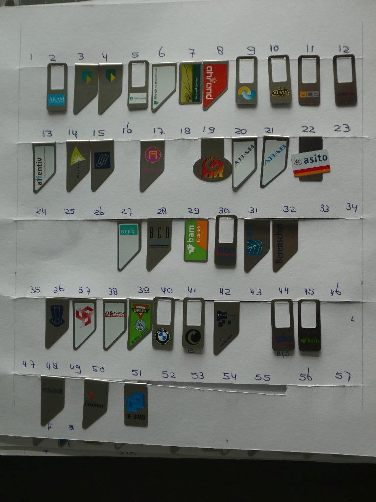 paperclips, Verzamelen, Ophalen of Verzenden, Gebruikt, Gebruiksvoorwerp