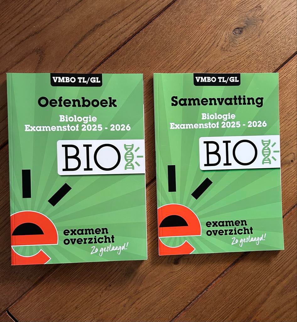 Examenbundel Biologie VMBO TL/GL Oefenboek & Samenvatting, Boeken, Schoolboeken, Ophalen of Verzenden, Nieuw, VMBO, Biologie
