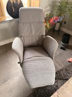 Lederen 2-3 zits bank en elektrische stoel, Huis en Inrichting, Banken | Bankstellen, Gebruikt, Driepersoons, Ophalen of Verzenden