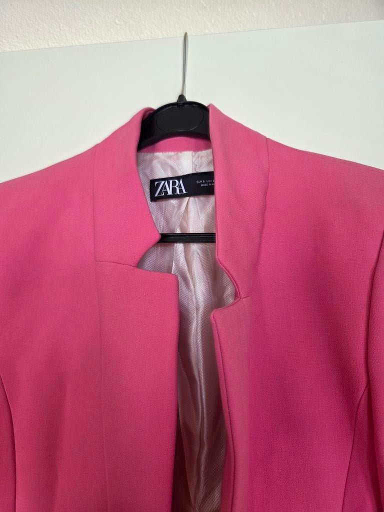 Nieuwe roze blazer van Zara, maat S, Zara, Nieuw, Ophalen of Verzenden, Jasje