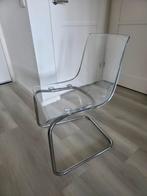 Ikea Tobias doorzichtige stoel, Ophalen, Kunststof, Gebruikt, Overige kleuren