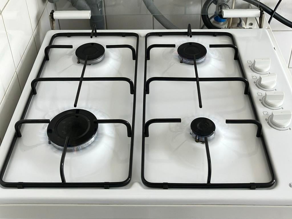 Gaskookplaat Bosch, Ophalen, 4 kookzones, Zo goed als nieuw, Gas