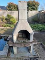 Robuuste stenen barbecue voor buiten, Tuin en Terras, Houtskoolbarbecues, Ophalen, Gebruikt