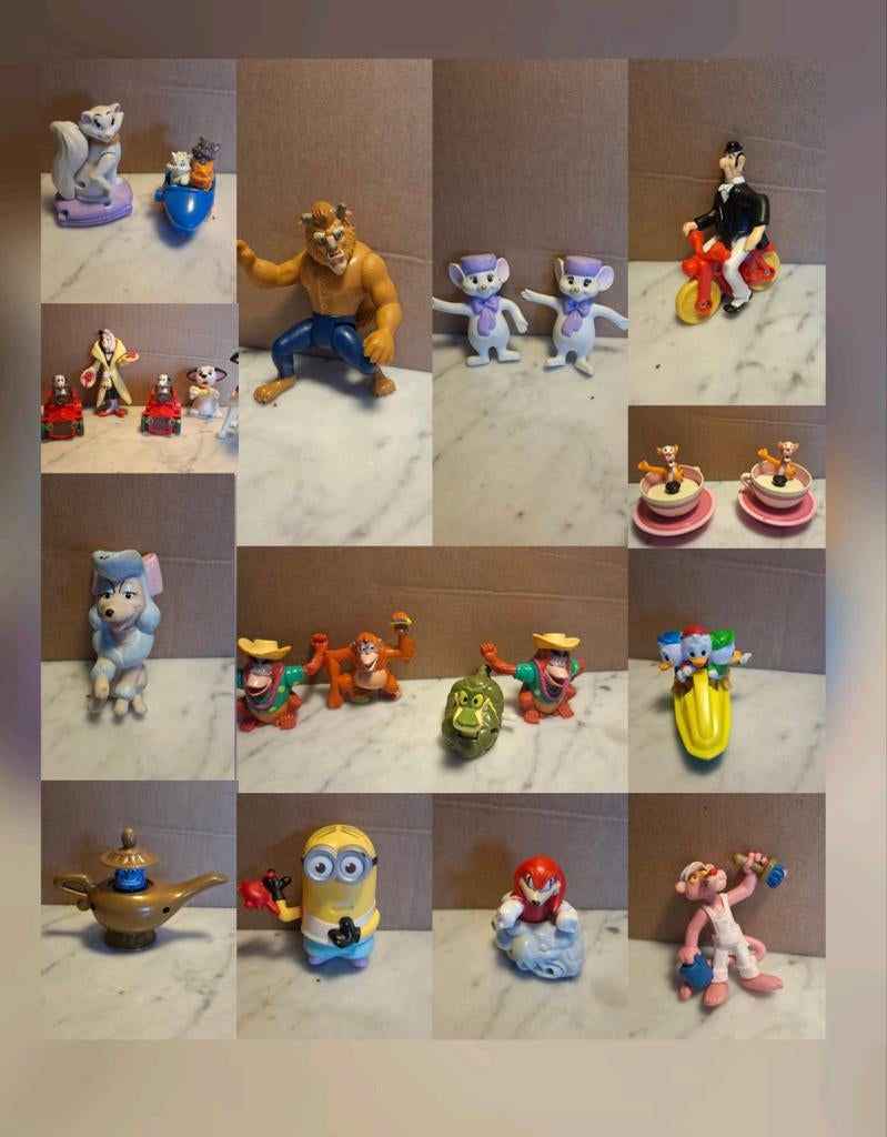 Disney Vintage Figuurtjes: Jungle Book, Aladdin, 101, Verzamelen, Ophalen of Verzenden